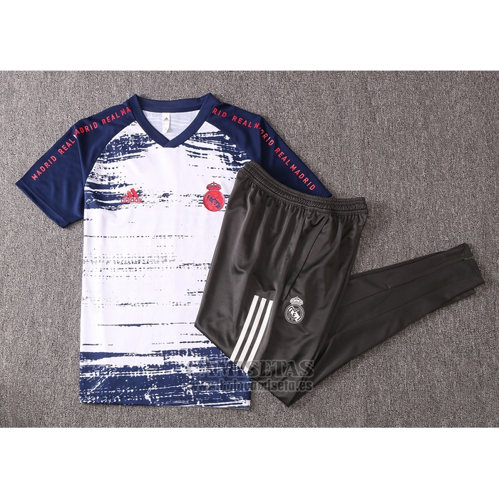 Chandal del Real Madrid Manga Corta 2020-2021 Blanco